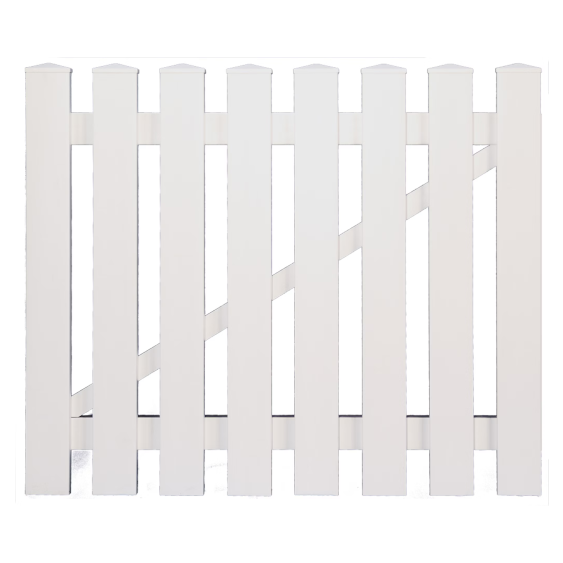 Zubehör für Kunststoff-Vorgartenzaun