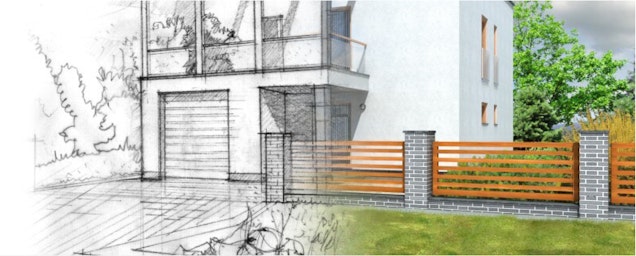 Der Zaun bildet den Rahmen Ihres Gartens