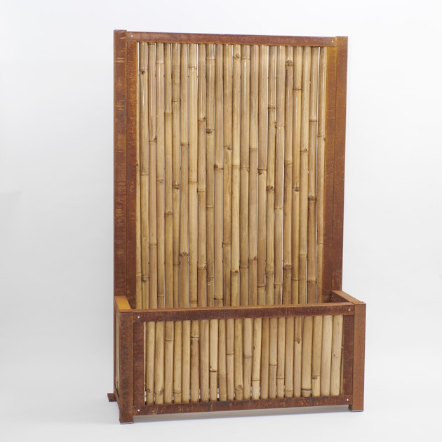 windlicht bambus-rattan BAMBUS LATERNE "IVA" Windlicht Bodenleuchte