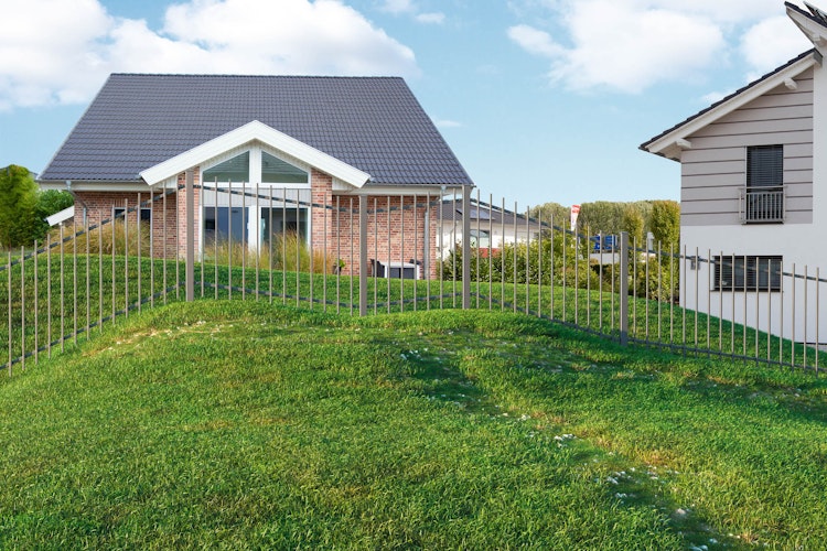 dz Steigungszaunmatte Residenz select+ BASEL - Verschiedene Höhen und Breiten