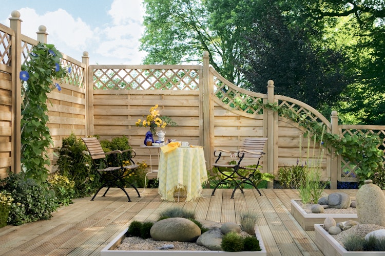 TraumGarten XL 179x179 cm Rundbogen
