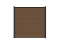 Vorschaubild T&J MAX XL WPC Steckzaunset 175 x 168 cm