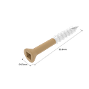 Vorschaubild NewTechWood Edelstahlschraube farbiger Kopf  VE 100