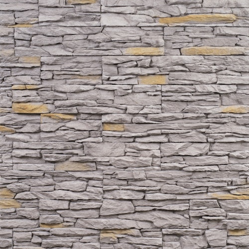 HANDMUSTER DE RYCK Eck- und Steinriemchen - Murok Dakota  Grau nuanciert