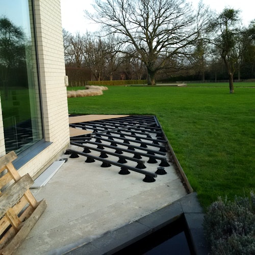 Millboard® PlasPro Unterkonstruktion Schwarz 50 x 125 x 3000 mm