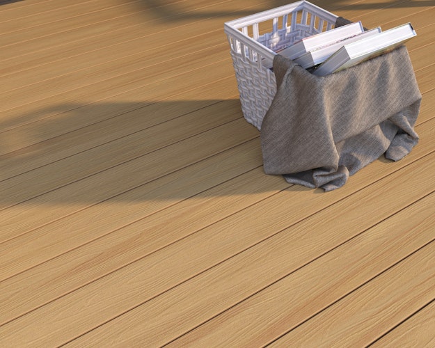 NewTechWood Deluxe WPC-Terrassendiele Hohlkammer Red Cedar  23 x 138 mm