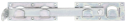 Vorschaubild Alberts® Doppeltorüberwurf, galvanisch verzinkt dickschichtpassiviert, Länge: 423 mm, Höhe: 70 mm 210625