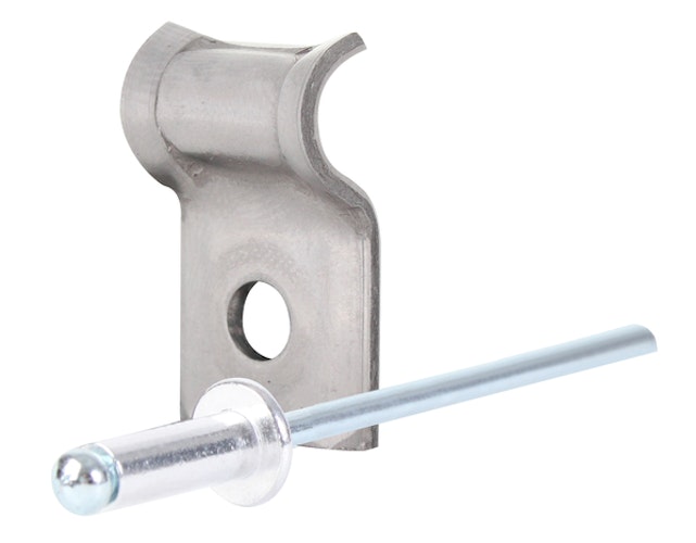 Alberts® Spanndrahthalter mit Nietstift, Edelstahl 655822