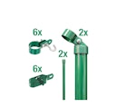 Vorschaubild Alberts® Zauneck-Set Maschendrahtzaun,z.Einbet.,grün,Zaunhöhe:1000mm 601409