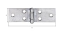 Vorschaubild Alberts® Tischband Edelstahl 32x101 mm