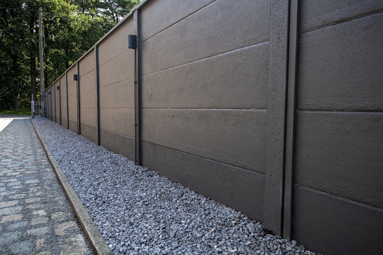 ORIGI WALLS™ Beton Sichtschutz FLACH Betongrau