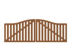 TraumGarten Raja Doppeltor 297x90 (110) cm