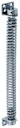 Vorschaubild Alberts® Torfeder galv. blau verzinkt zum Anschrauben Gesamtlänge 280 mm 