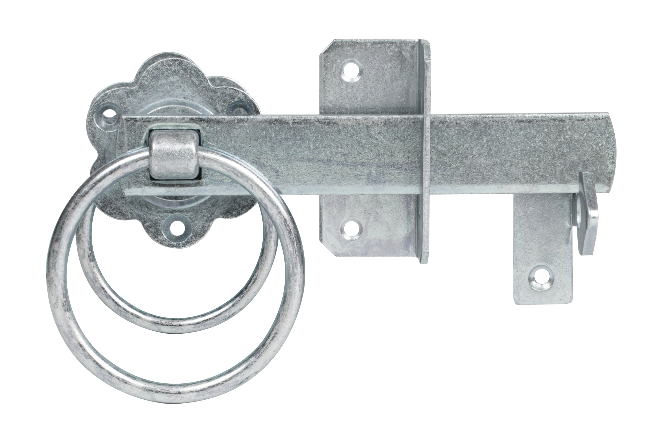 Alberts® Gartentorverschluss, für hohe Tore oder Flechtzauntüren, galvanisch verzinkt dickschichtpassiviert 210250