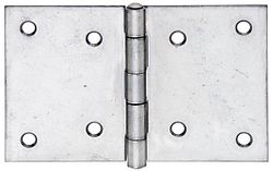 Alberts® Scharnier Edelstahl 81x128 mm