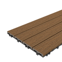 Vorschaubild Handmuster - NewTechWood Terrassenfliese Premium - Teak