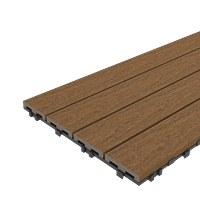 Handmuster - NewTechWood Terrassenfliese Premium - Teak