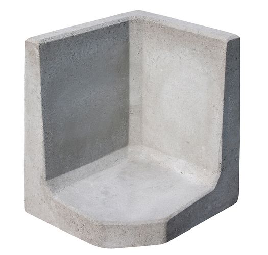 Diephaus L-Stein- ECKE GRAU 60/50/50/7 CM