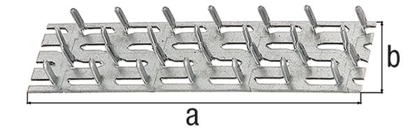 Alberts® Nagelplatte zum Einschlagen  102x25 mm