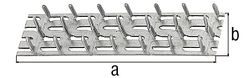 Alberts® Nagelplatte zum Einschlagen  102x25 mm