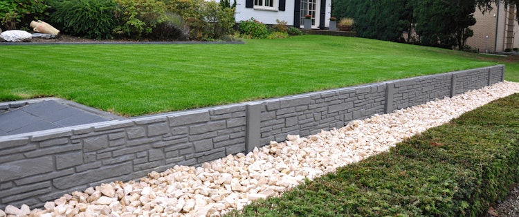 ORIGI WALLS™ Beton Sichtschutz RUSTIQUE 395 x 2000 mm 