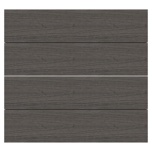 NewTechWood Deluxe WPC-Terrassendiele Hohlkammer Silver Gray  23 x 138 mm