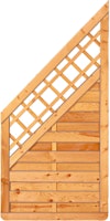 T&J SUNLINE Lammellenzaun Ranki ECKE 90 x 180/90 cm
