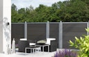 Vorschaubild TraumGarten Design WPC Alu Rahmen Silber 1800 x 1800 mm
