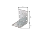 Vorschaubild Alberts® Lochplattenwinkel  60x60x50 mm