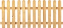 Vorschaubild T&J HEIKO-Gartenzaun grün 180 x 60 cm Latten 20/90 mm, glatt; Riegel 28/70 mm