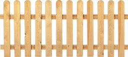 T&J HEIKO-Gartenzaun grün 180 x 60 cm Latten 20/90 mm, glatt; Riegel 28/70 mmZubehörbild