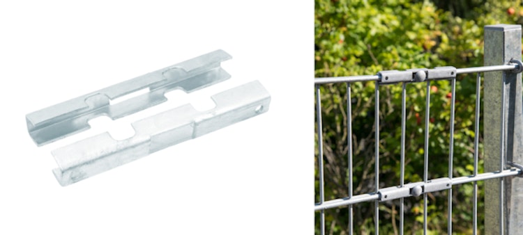 Alberts® Mattenverbinder feuerverzinkt inkl. Schrauben M8x30VA