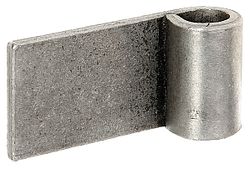 Alberts® Anschweißband f.Metallt.⌀16mm,Abstand Außenkante-Mitte Rolle 75mm