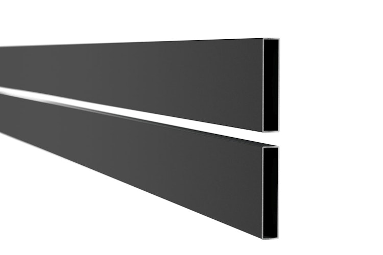 dz Alu Steckzaunelement VIDUAL Line 100 Distanz 10 mm für Pfosten 90/90 mm