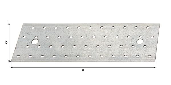 Alberts® Lochplatte  240x80 mm