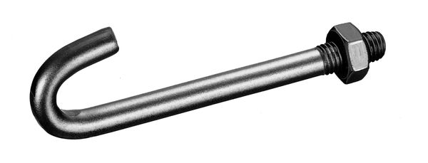 Alberts® Hakenschraube zur Befestigung Doppelstab-Gittermatten,fvz,M8x90,f.PF⌀60/60x40mm 672515