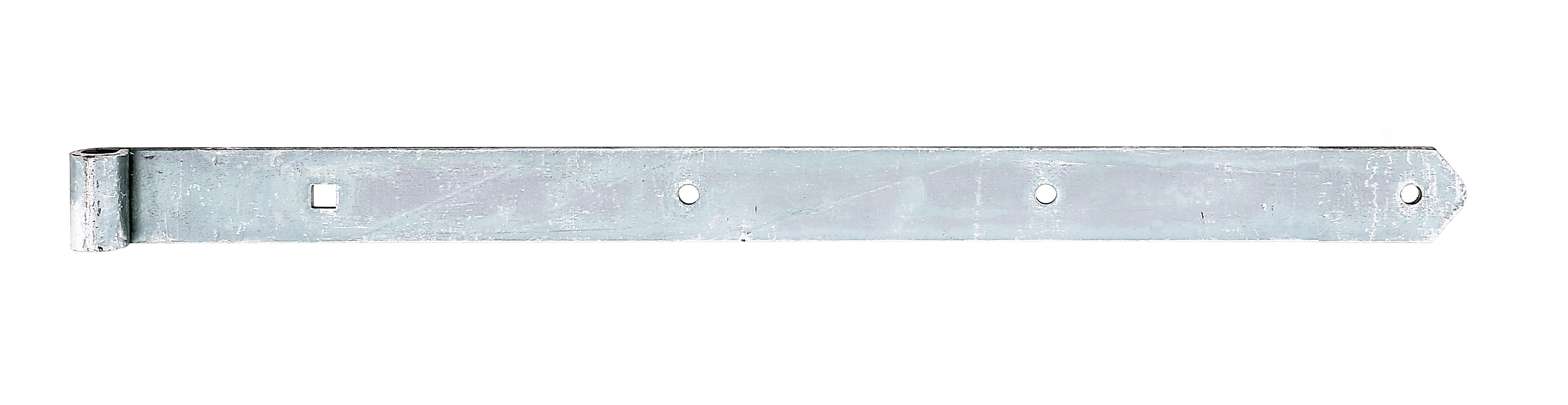 Alberts® Ladenband, gerade, Abschluss abgerundet, galvanisch verzinkt dickschichtpassiviert, LxB 700x45 mm, Rolle ⌀16 mm 314255