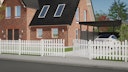 Vorschaubild Traumgarten LONGLIFE CARA XL Doppeltor 3100 x 900/1000 mm Rund