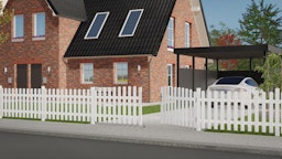 Traumgarten LONGLIFE CARA XL Doppeltor 3100 x 900/1000 mm Rund Traumgarten LONGLIFE CARA XL Doppeltor 3100 x 900/1000 mm RundZubehörbild