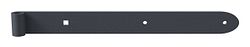 Alberts® Ladenband Ovado Ausf.gerade,Abschl.abgerundet,verz.,graphitgrau besch.⌀13/400mm 