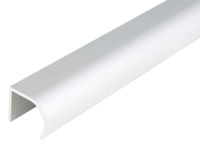 Alberts® Griffprofil, abgerundet, Alu, 25x19mm, Länge 2m
