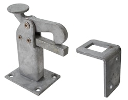 Alberts® Torfeststeller feuerverzinkt zum Aufschrauben Höhe 95 mm Platten BxT 65x50mm 