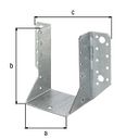 Vorschaubild Alberts® Balkenschuh lichte Breite 80 mm Höhe 120 mm verp. à 6 St.