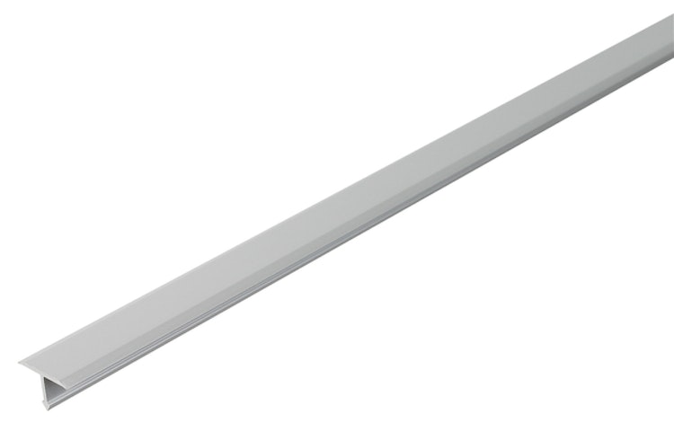 Alberts® T-Abdeckprofil, Alu silber elox.,LxBxH 1000x25x9mm 477110