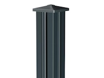 dz VIDUAL Steckzaun-Anfangs-/End-/Torpfosten Swing 120 x 120 mm mit ZubehörZubehörbild