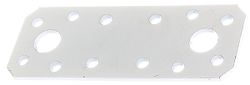 Alberts® Flachverbinder weiß kunststoffbeschichtet  96x35 mm