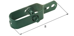 Alberts® Drahtspanner, galv. blau verzinkt, Gesamtlänge 115 mm 611231