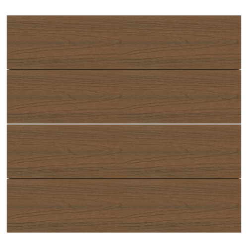 NewTechWood Deluxe WPC-Terrassendiele Hohlkammer Teak  23 x 138 mm