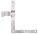 Vorschaubild Alberts® Fensterladen-Winkelband, gerade, oben, galvanisch verzinkt, dickschichtpassiviert, HxL 250x200mm,Rolle ⌀13mm 313326