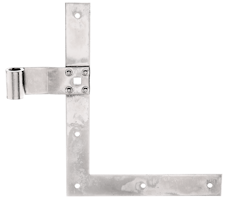 Alberts® Fensterladen-Winkelband, gerade, oben, galvanisch verzinkt, dickschichtpassiviert, HxL 250x200mm,Rolle ⌀13mm 313326